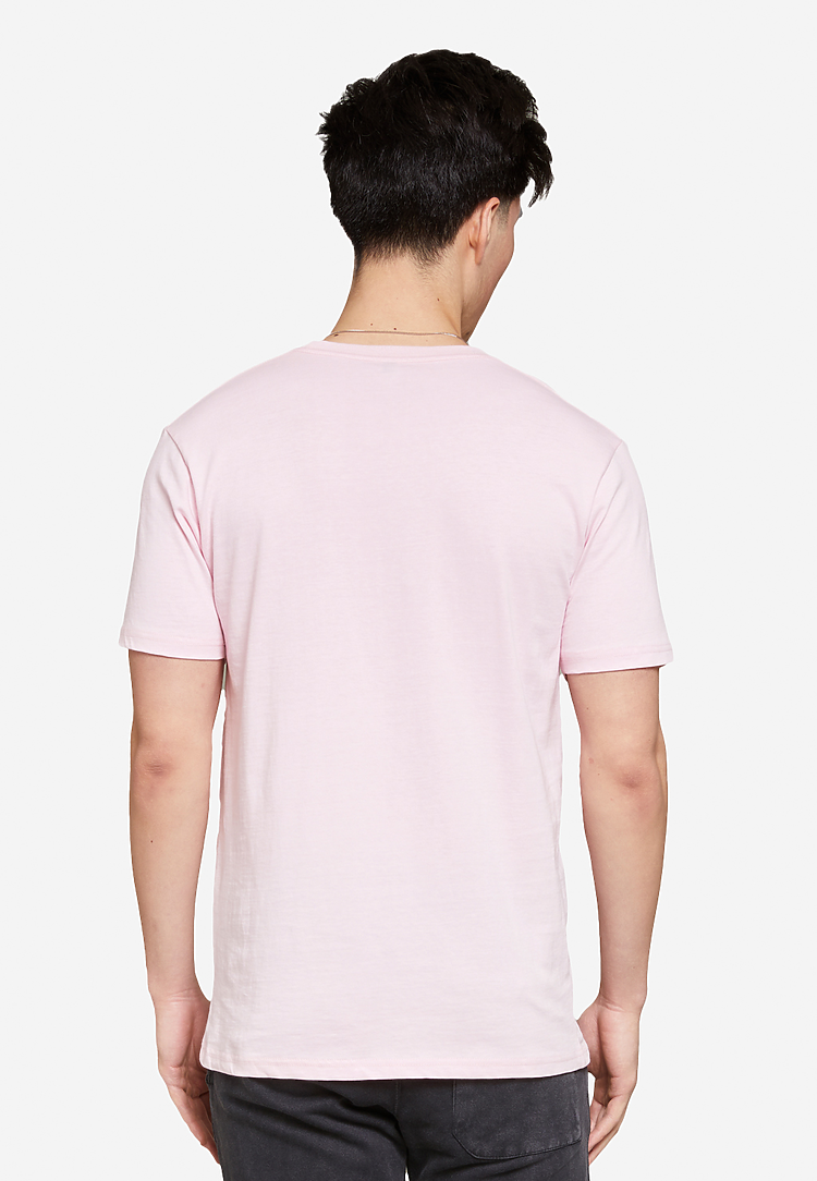 Heavyweight Tee BUBBLEGUM PINK back